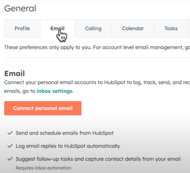 Connect_personal_email